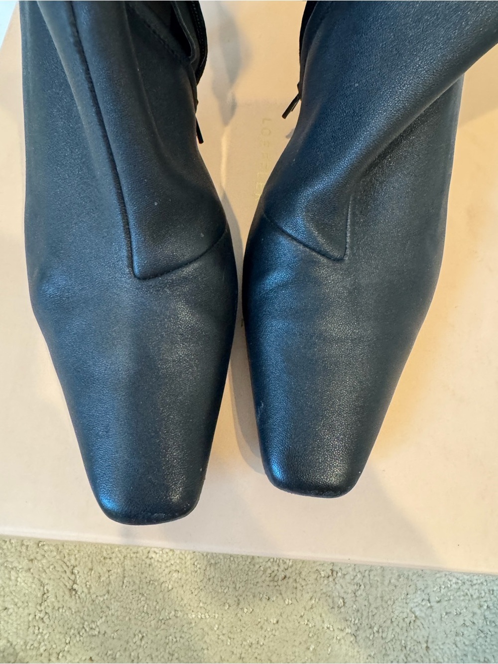 Loeffler Randall Thandy Black Leather Boots Women's 9.5 / 40 - Picture 4 of 10